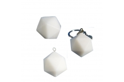 Icosaèdre poche blanc