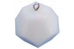 Dodécaèdre pendentif HOEM blanc