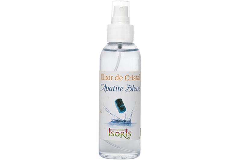 Flacon d'élixir d'Apatite bleue